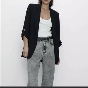 Zara basic black blazer XXL